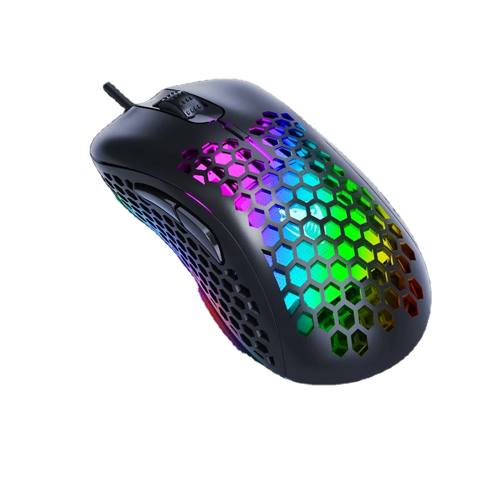 Upgradation G540 6Keys version  O Wired Gaming Mouse Light Weight RGB Backlit USB Mouse Gamer 6400dpi  Ergonomic  Gaming Mouse