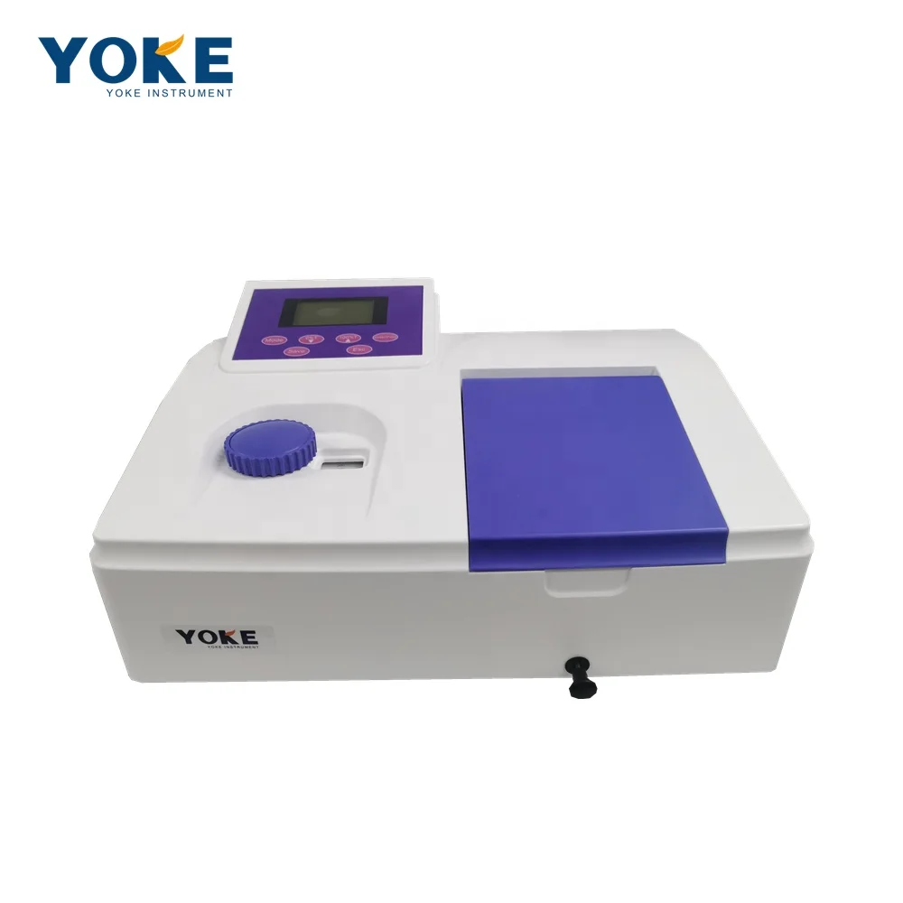 Yoke Visible Spectrophotometer Price 320-1020nm China,Spectrophotometer Model Device