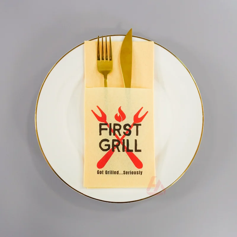 Luxury Linen Feel Airlaid Napkin Colored Paper Napkins Decoupage Paper Napkin Tissue