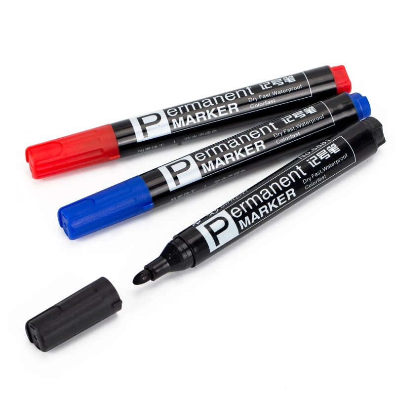 Новинка, оптовая продажа, канцелярские принадлежности, набор маркеров, Перманентная маркерная ручка для школы и офиса