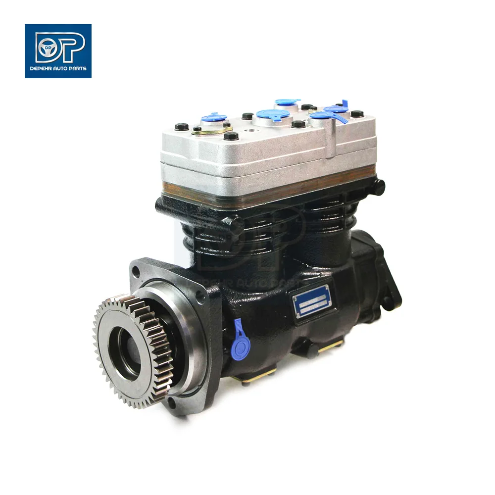 3042693 304-2693 4401616 440-1616 Depehr Heavy Duty Tractor Brake System Trailer Two Cylinder Air Compressor