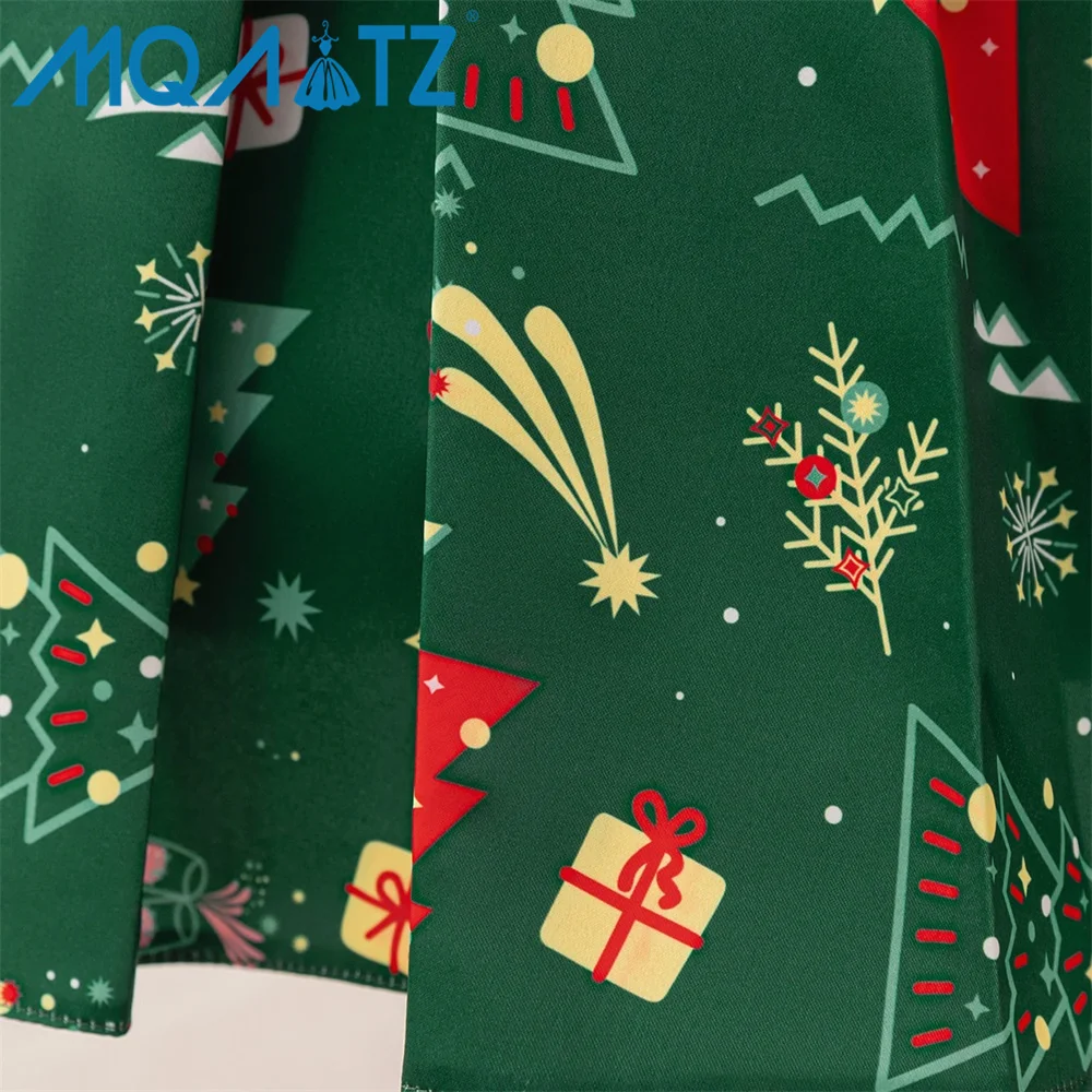 MQATZ Girls Formal Dresses Sleeveless Mini Print Design Age Group 2 Years Summer Season Christmas Party Wholesale