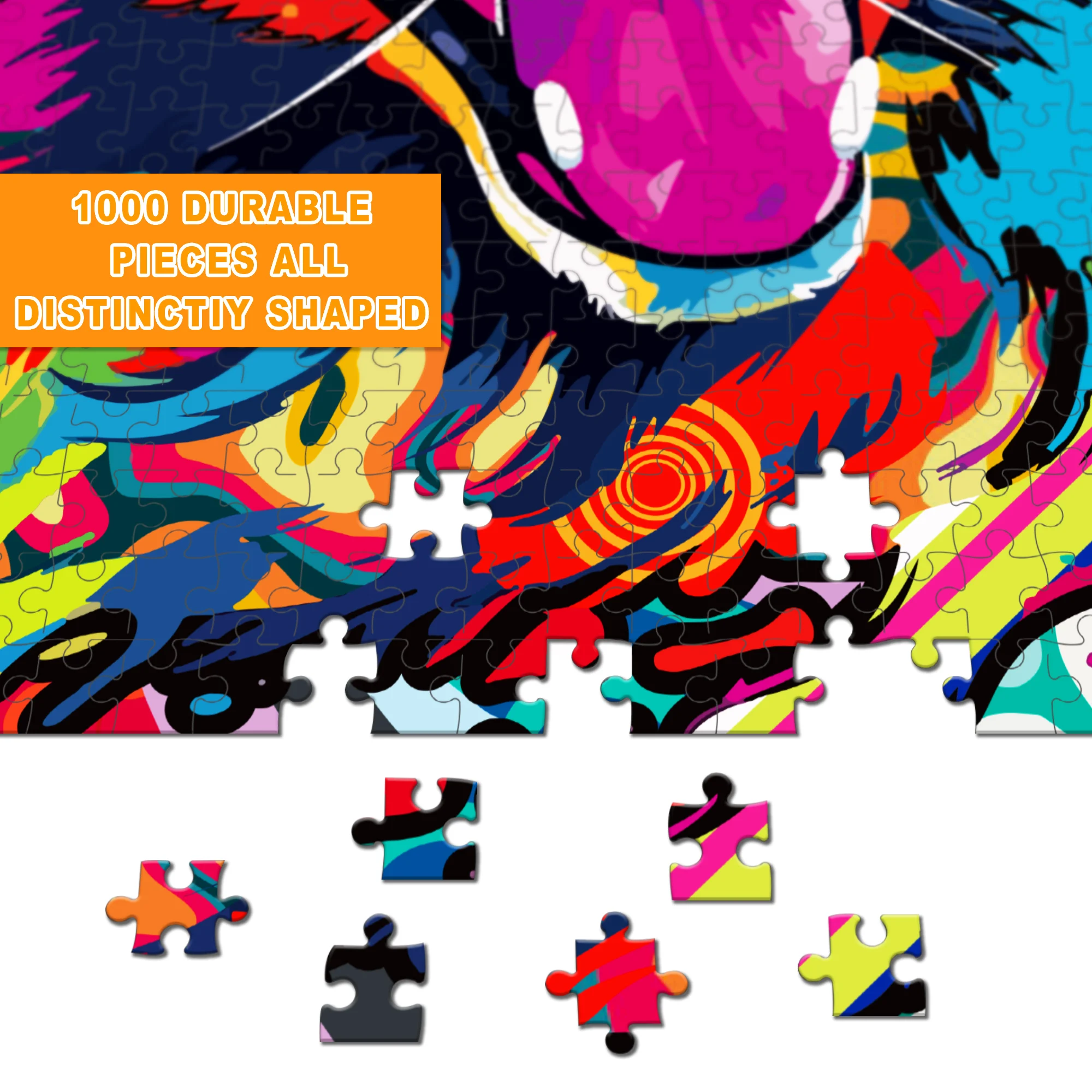 PT004 Pet Dog Lovers Puppy Puzzle 1000 Pieces Puzzle Cute Puppies Jigsaw Puzzles for Kids Ages Toys