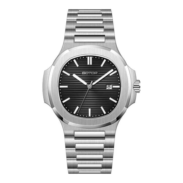 Custom Luxury Men Watch Stainless Steel Odm Oem Fashion Quartz Waterproof Watches High Quality