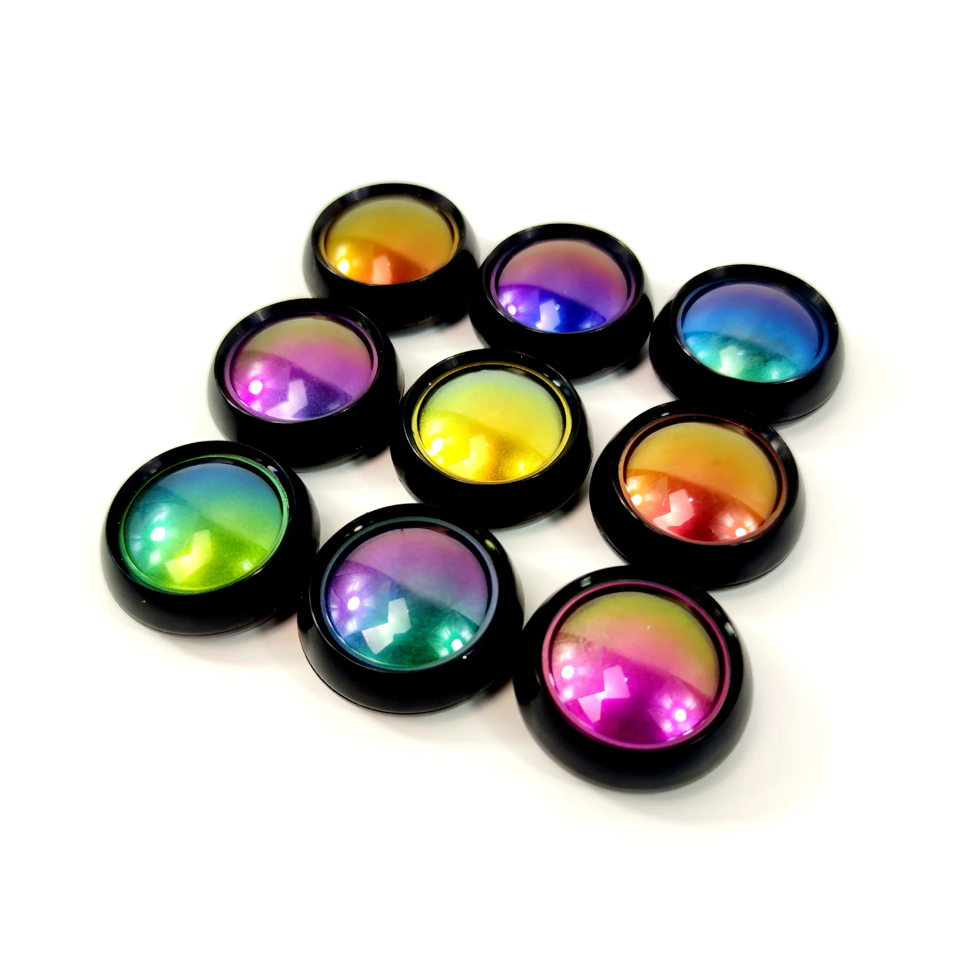 Wholesale Single Pressed Glitter Shimmer 9 Color Holographic Chameleon Eye Shadow Multichrome Pigment Chameleon For Eyeshadow