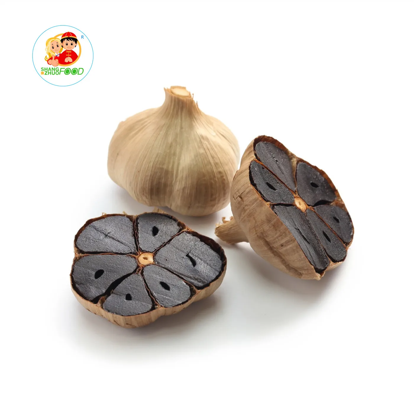 Chinese Organic fermented whole bulb Fresh black garlic Fresh Solo clove/multi-clove Black Garlic healthy Care food
