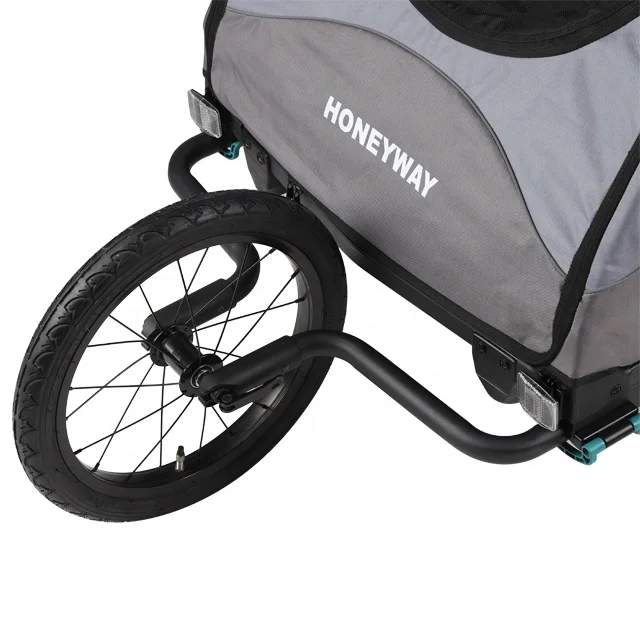 China Wholesale Waterproof 3 In 1 Baby Strollers Bicycle Trailer For 1 Or 2 Kids Bicycle Trailer Cargo