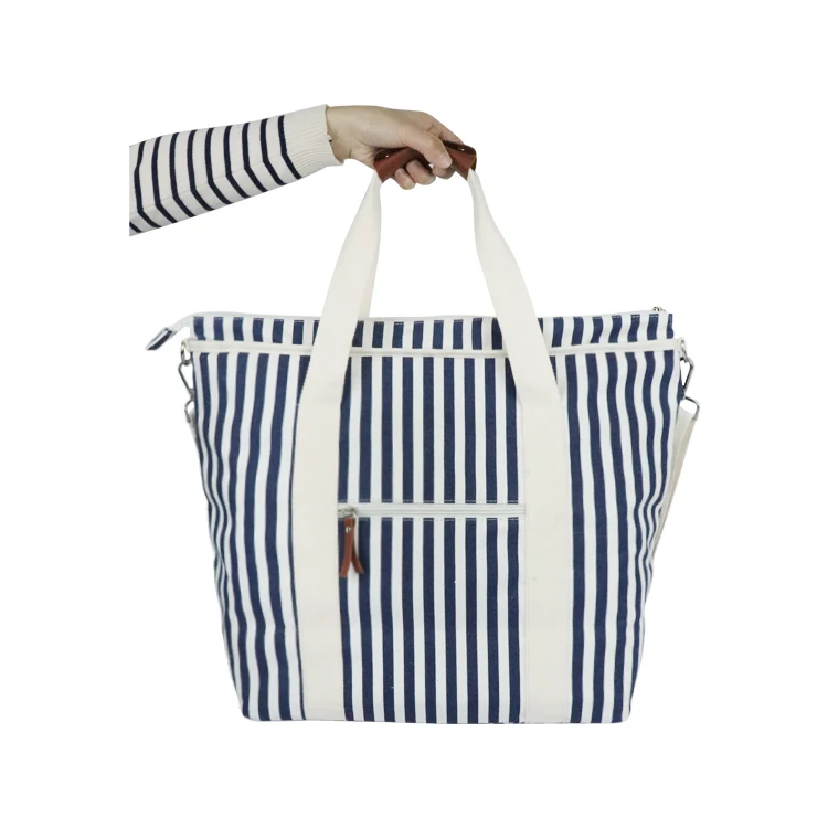 Collapsible Cooler Bag Insulated Leakproof Soft Sided Portable Cooler Bag for Lunch Grocery Shopping Camping and Road Trips