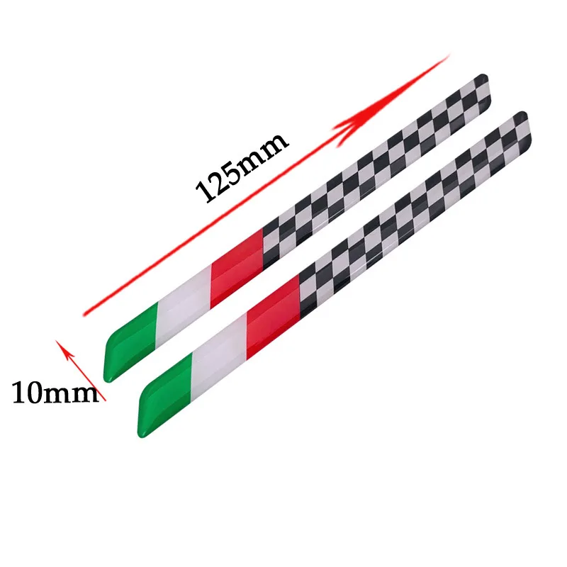 Crystal glue Front sticker 3D Motorcycle Decal Italy Flag Bee Stickers Case for GTS GTV LX