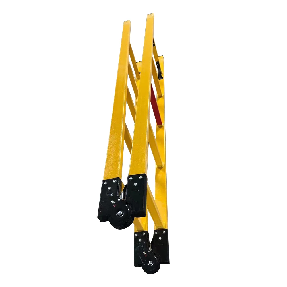 2-5m Lightweight movable tripod frp ladder Fiberglass Frp Folding Telescopic Ladder