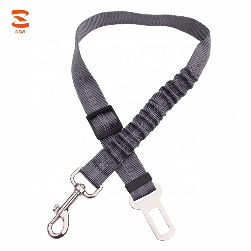 Safety Reflective Heavy Duty Hardware Elastic Nylon Webbing Custom Vehicle Pet Cat Car Bungee Seat Sear Adjustable Dog Sea Belt