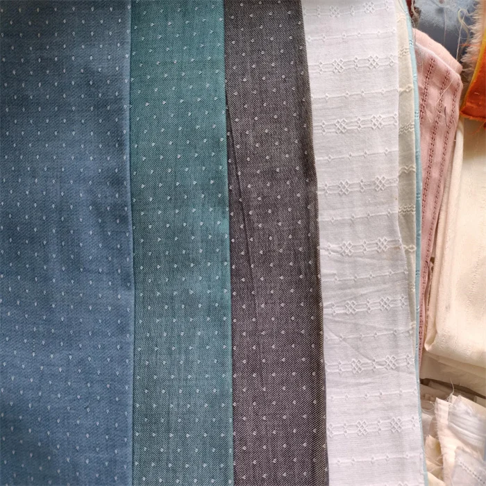 Ready Goods Stock Fabric 100% Cotton Fabric 9088 Jacquard Fabric For Clothes