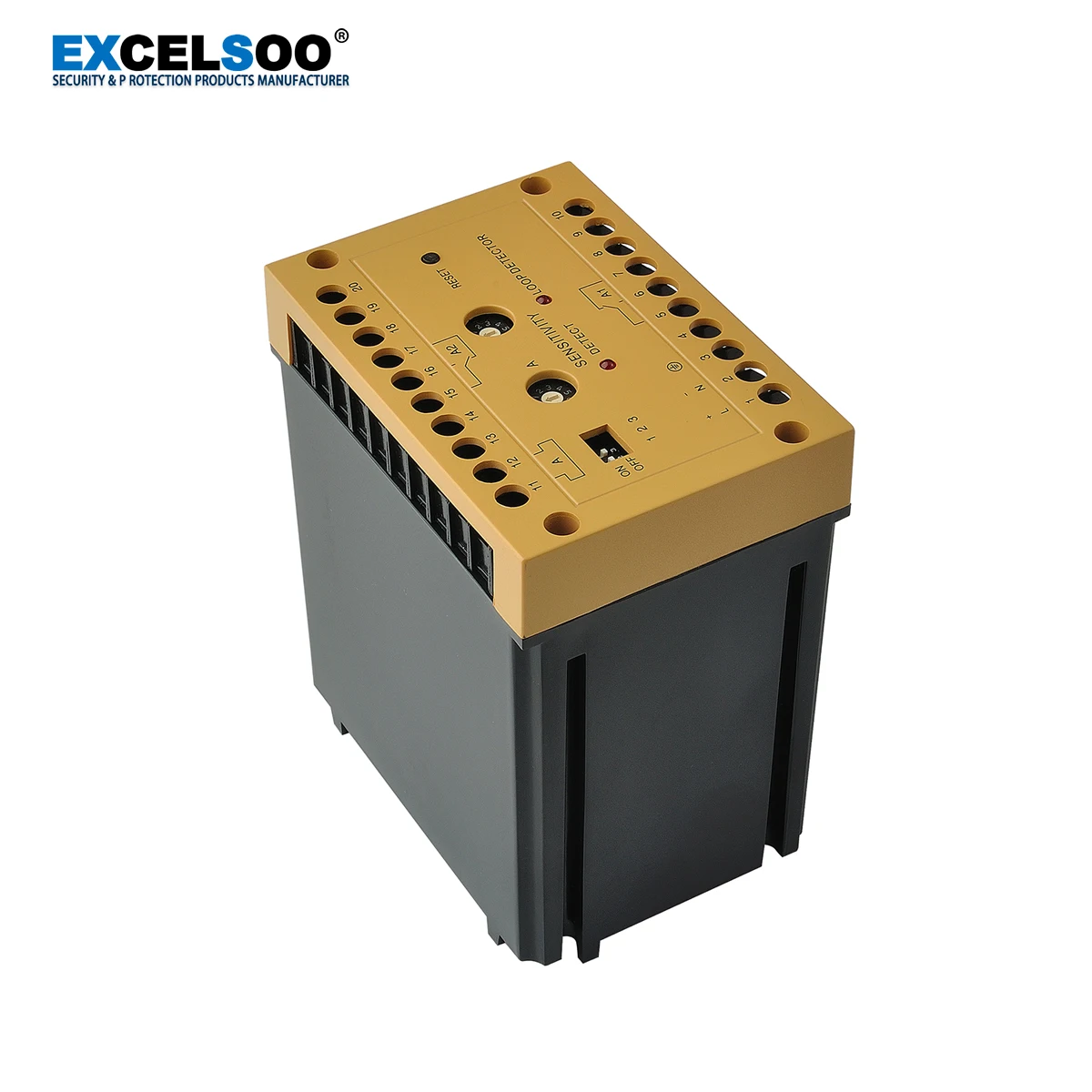 AC220V Double Channel Parking Management Inductive Loop Detector for vehicle access control system