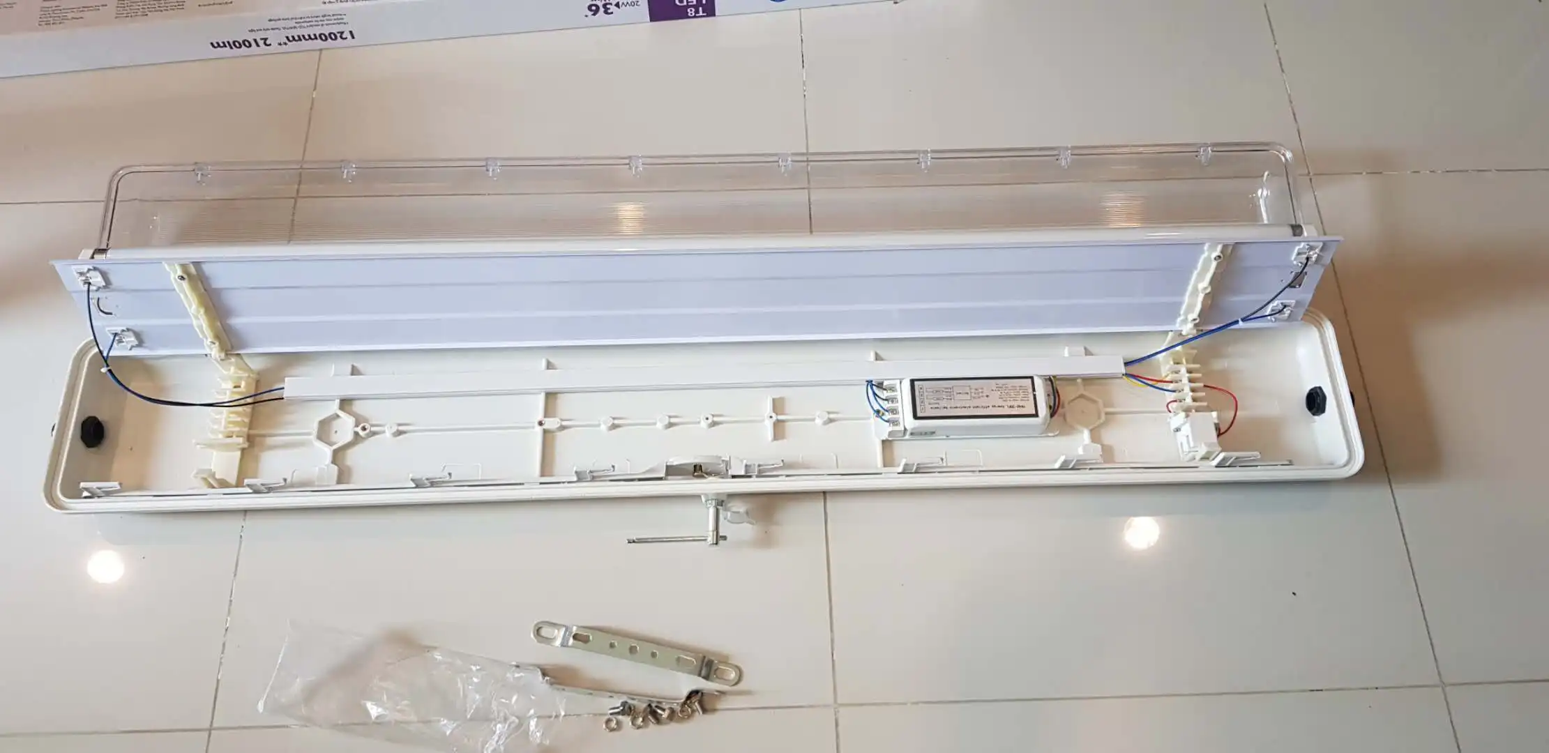 Hot sale BYS IP65 2*18W T8 Explosion Proof  led fittings  Explosion corrosion Proof linear Lighting Fixtures