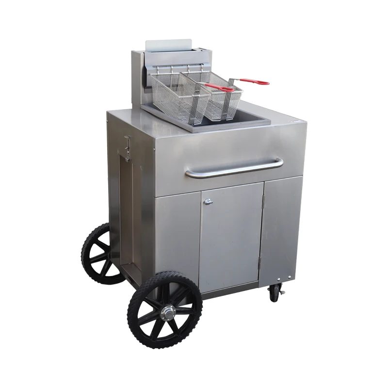 Commercial gas Fryer KFC gas deep fryer Broaster Chicken Fryer with Oil Filter