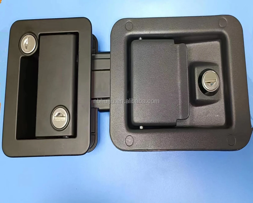 Customized panel embedded quick door lock of various materials