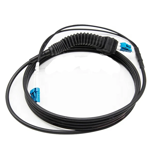 Ip67 Outdoor Pdlc dlc Connector 5.0mm 7.0mm Nsn Boot Cpri GYFJH FTTA Waterproof Fiber Optic Patch Cord cable for Base Station