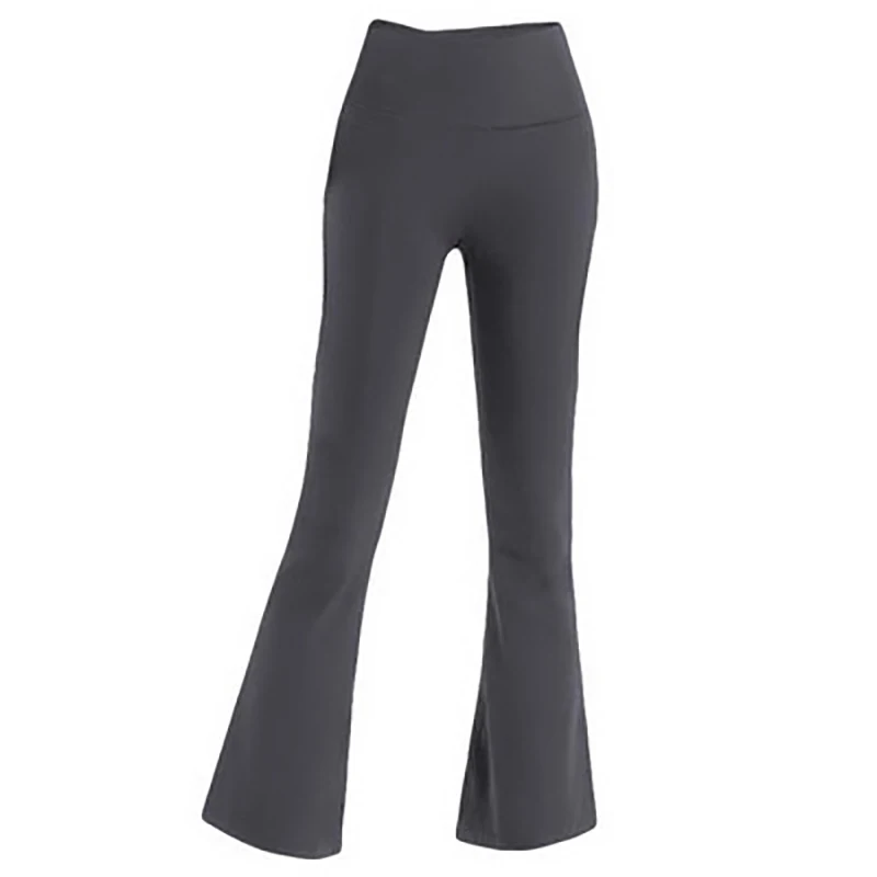Lulu the same design for women tight height waist elastic breathable sexy flare pants