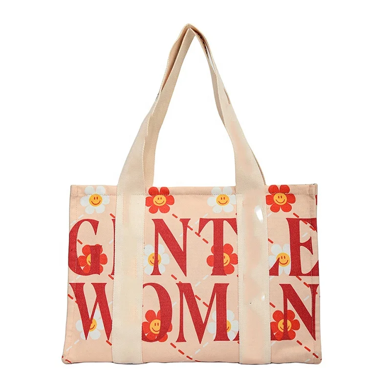 Sympathybag canvas striped tote bag canvas tote bag shopping bags