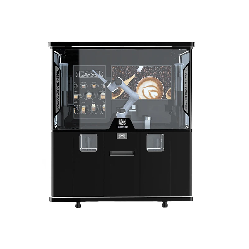 6 Axis Robot Full robotic coffee Barista System coffee Robot vending machine