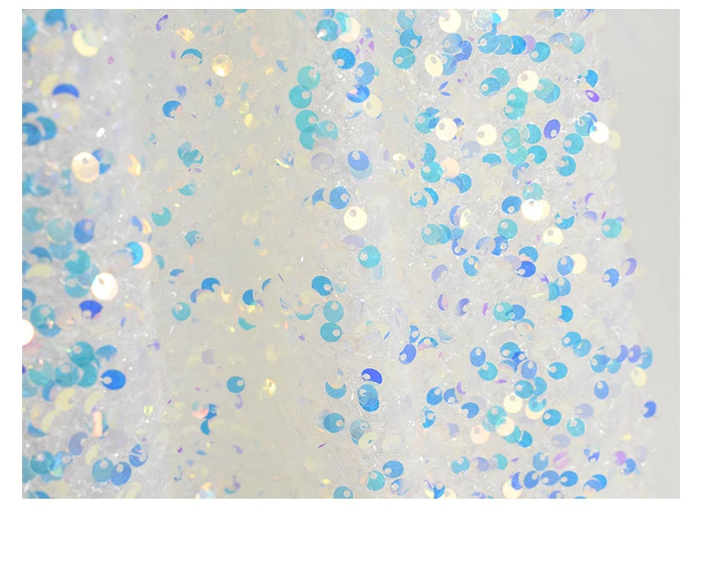 Fashion gold magic color fish scale embroidery sequins cloth stage dress decoration cloth multicolor spot sequins fabric