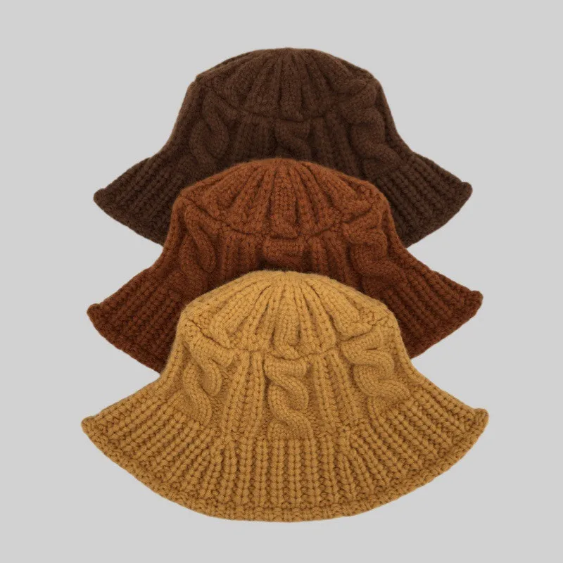 Bucket hats women Customized crochet knit cotton crochet quilted bucket hat
