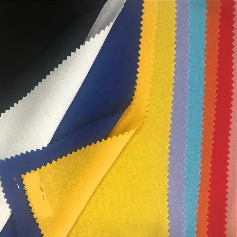 Wholesale fabric and textiles stock lot high twist 75D crepe for clothes, garments, dress, shirts etc.