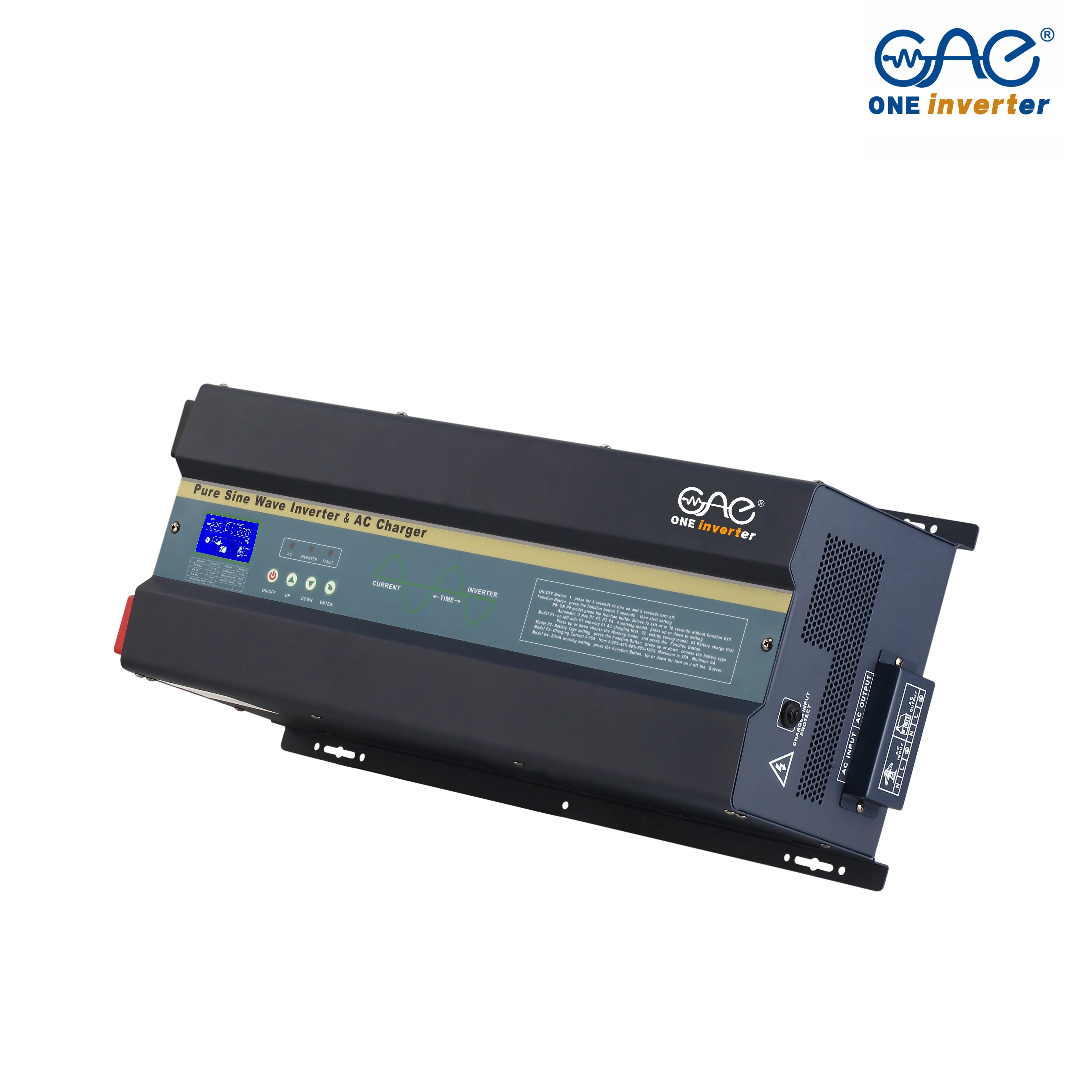 3000w 12v/24v/48v solar inverter inbuilt MPPT controller suitable for various loads