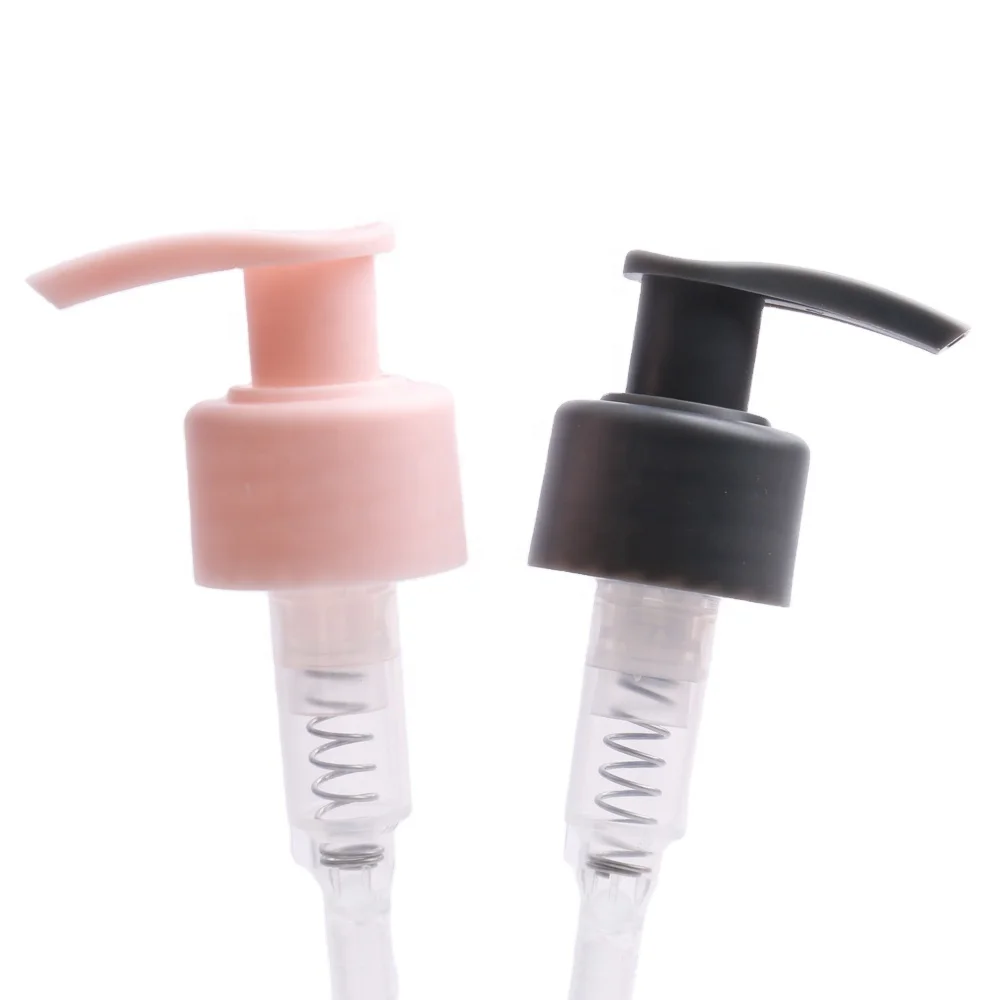 Matte Grey Pink plastic 28/410 pump dispenser 28mm lotion pump for lotion bottle