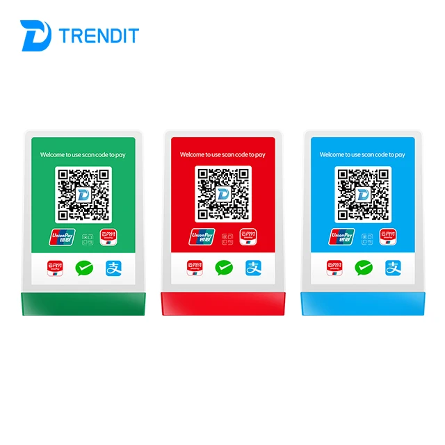 Trendit wireless smart cloud payment speaker stand static qr code payment sound box