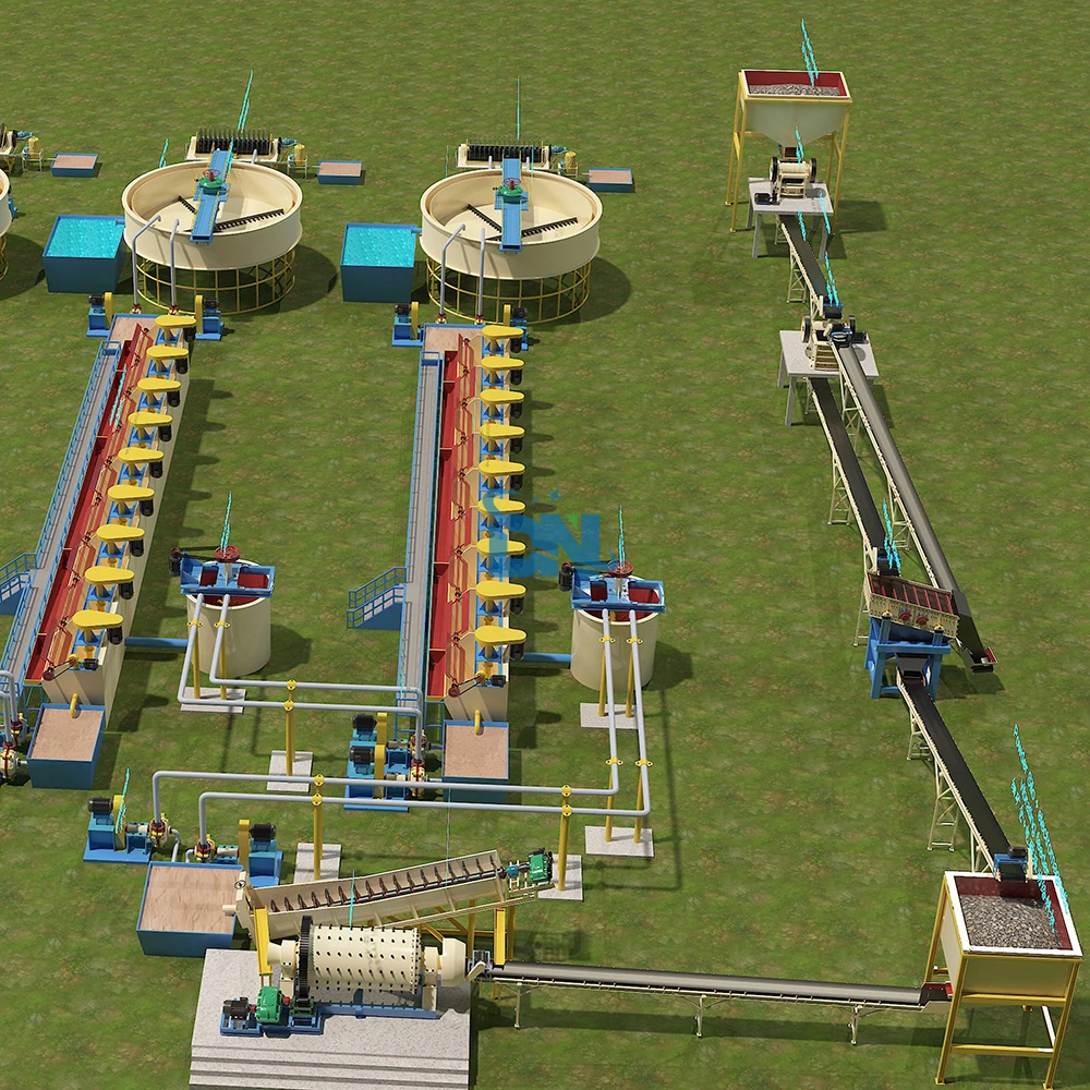 Zambia Rock Copper Concentrate Equipment Cobalt Nickel Extraction Plant