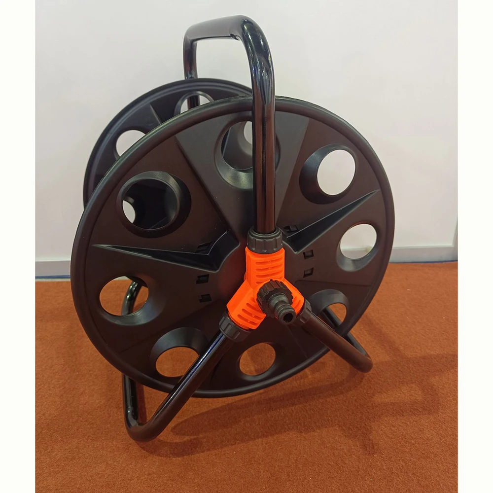 HOT SALE Factory Price Iron Bracket 40m 60m Garden Hose Reel Cart