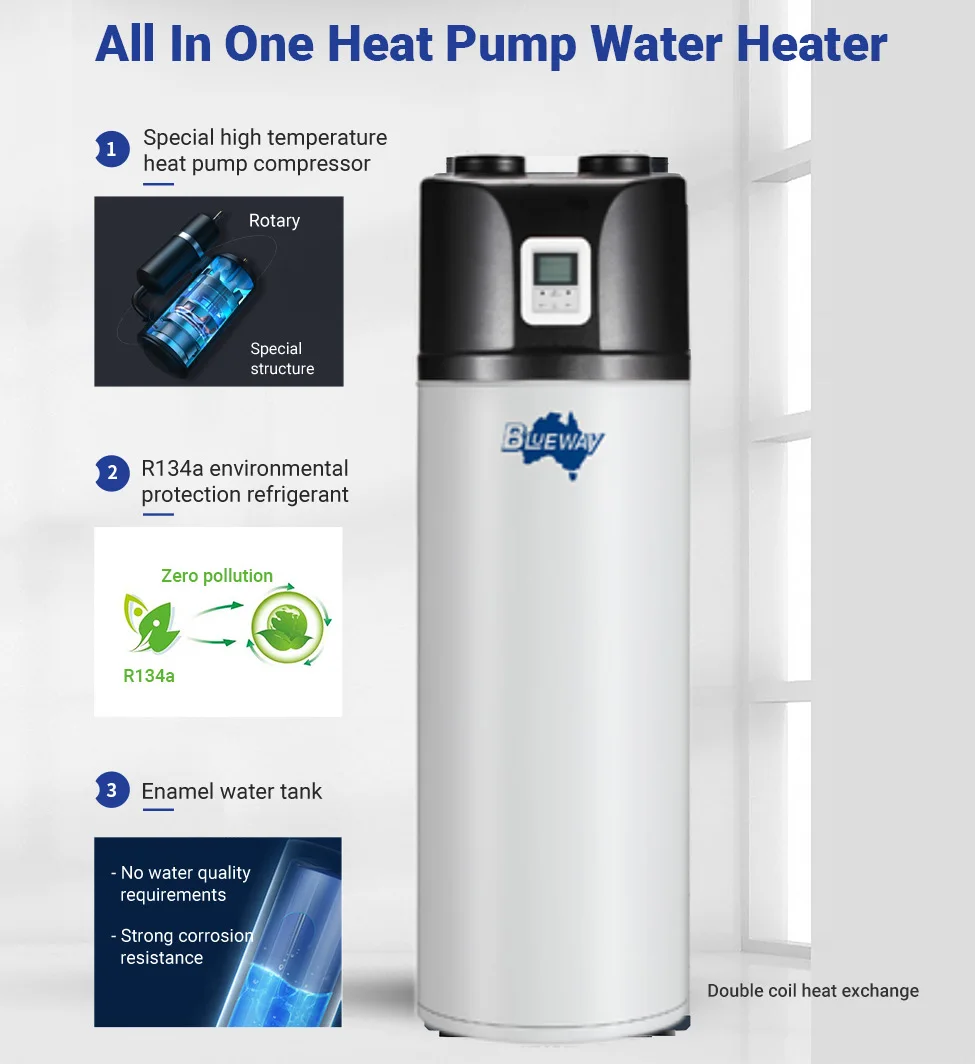 Hot Selling Solar Integrated Air Source Conversion High Temperature Heat Pump Water Heater