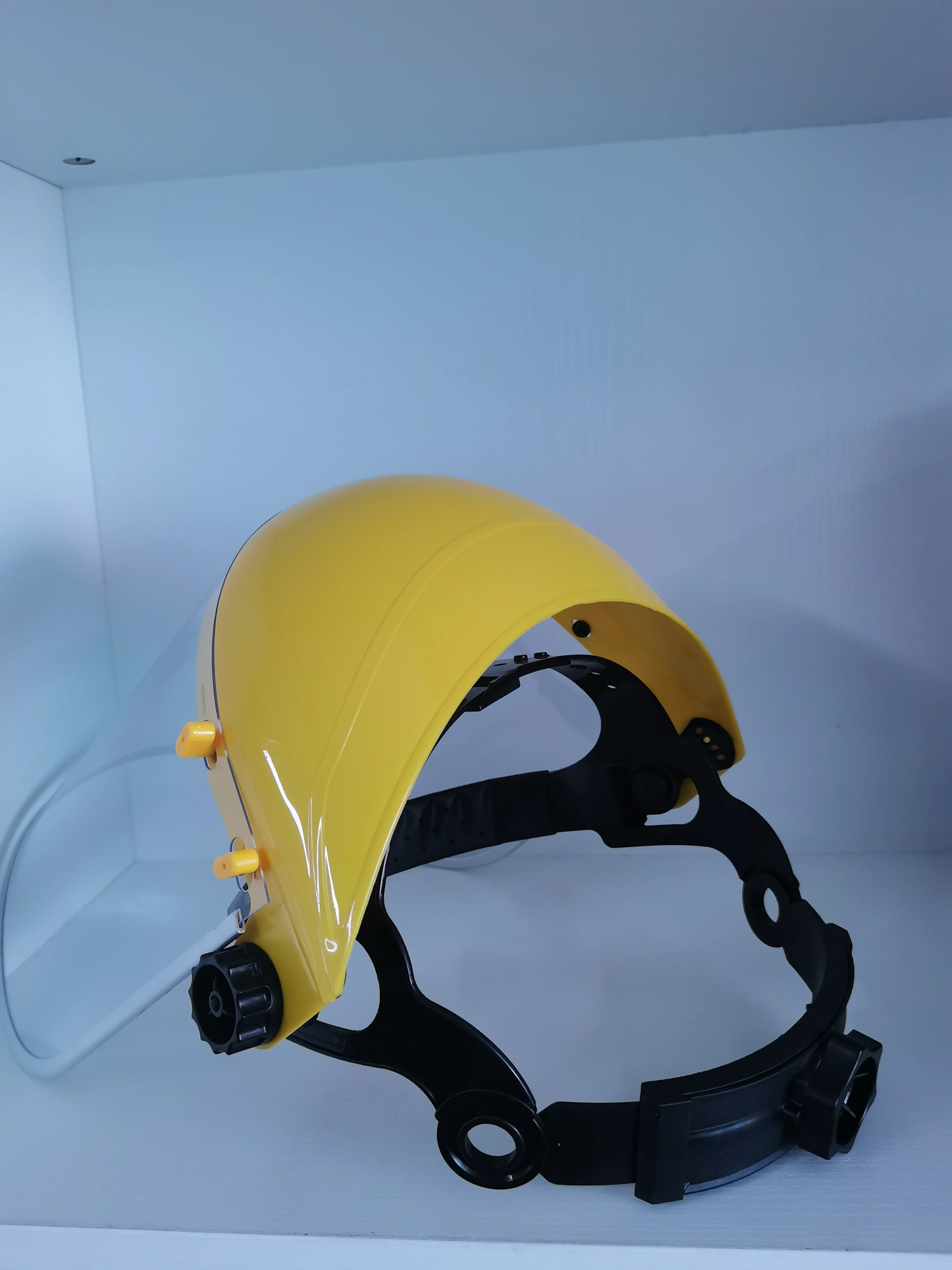 Unisex Industrial Transparent Clear Visor Face Shield Hat for Medical Protective Anti-spray