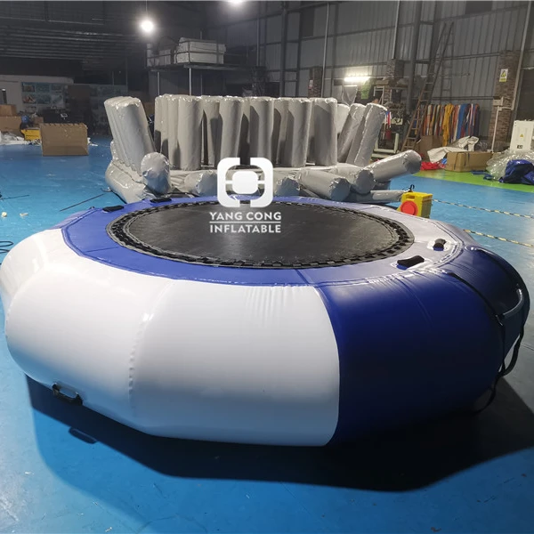 3m Outdoor Water Trampoline Game Inflatable Lake Jumping Bed