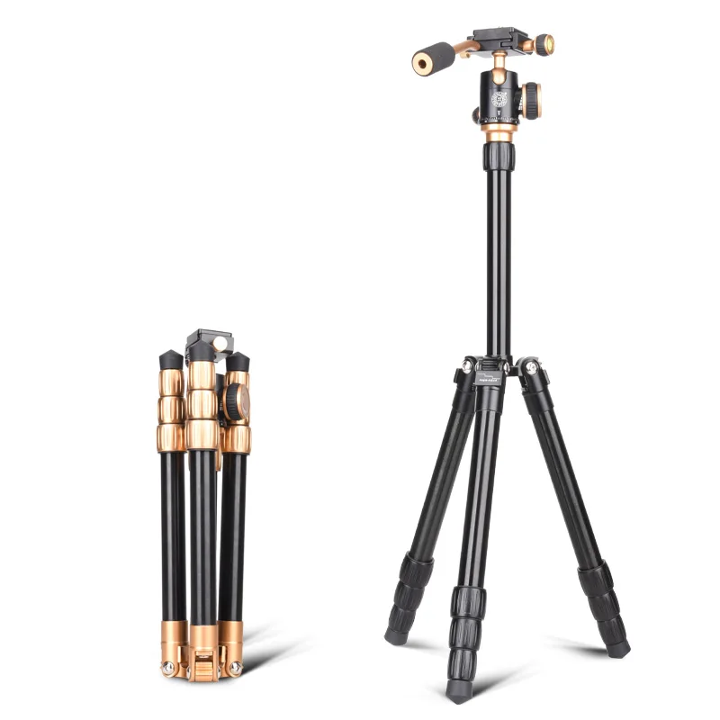 Colorful portable stable  mobile stand tripod for videos professional  dslr foldable aluminum small tripod