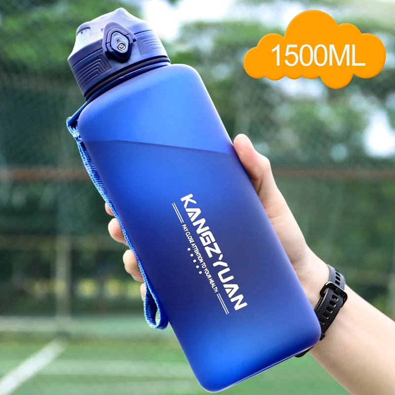 Frosted Plastic Water Cup Outdoor Bicycle Riding Kettle Sports Fitness Space Cup Mountaineering Water Bottle
