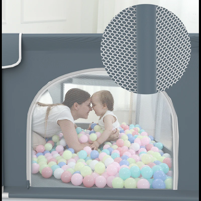 Popular Selling Baby Playpens Double Gates Children Safety Yard Kids Playpen soft play fence