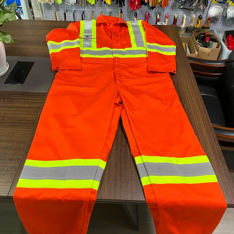 Wholesale Hi-Vis Construction Site Uniform Reflective Construction Work Wear