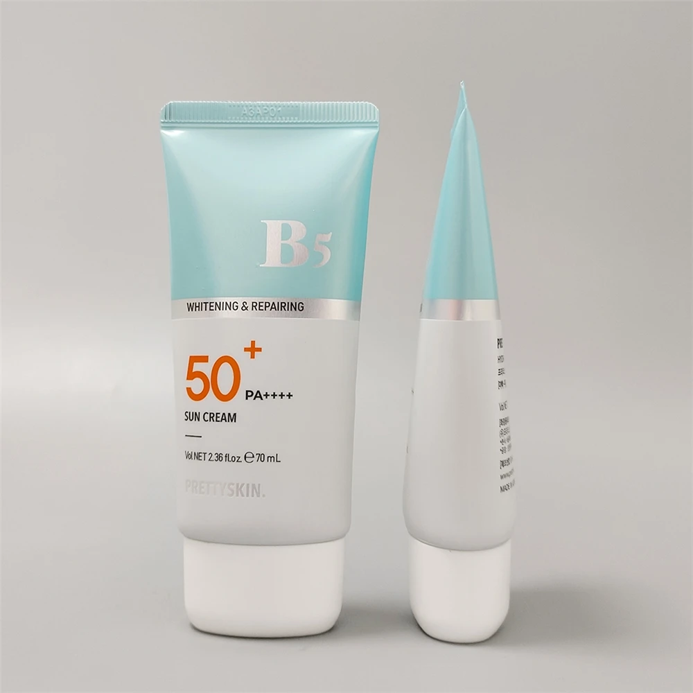 Fast Response 100ml plastic squeez soft pi transparent cosmetics 10 - 100 ml blue OEM color cosmetic tube