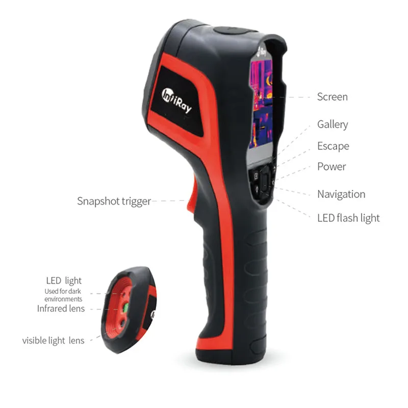 2021 Handheld Infrared Thermal Image Camera 256x192  C200