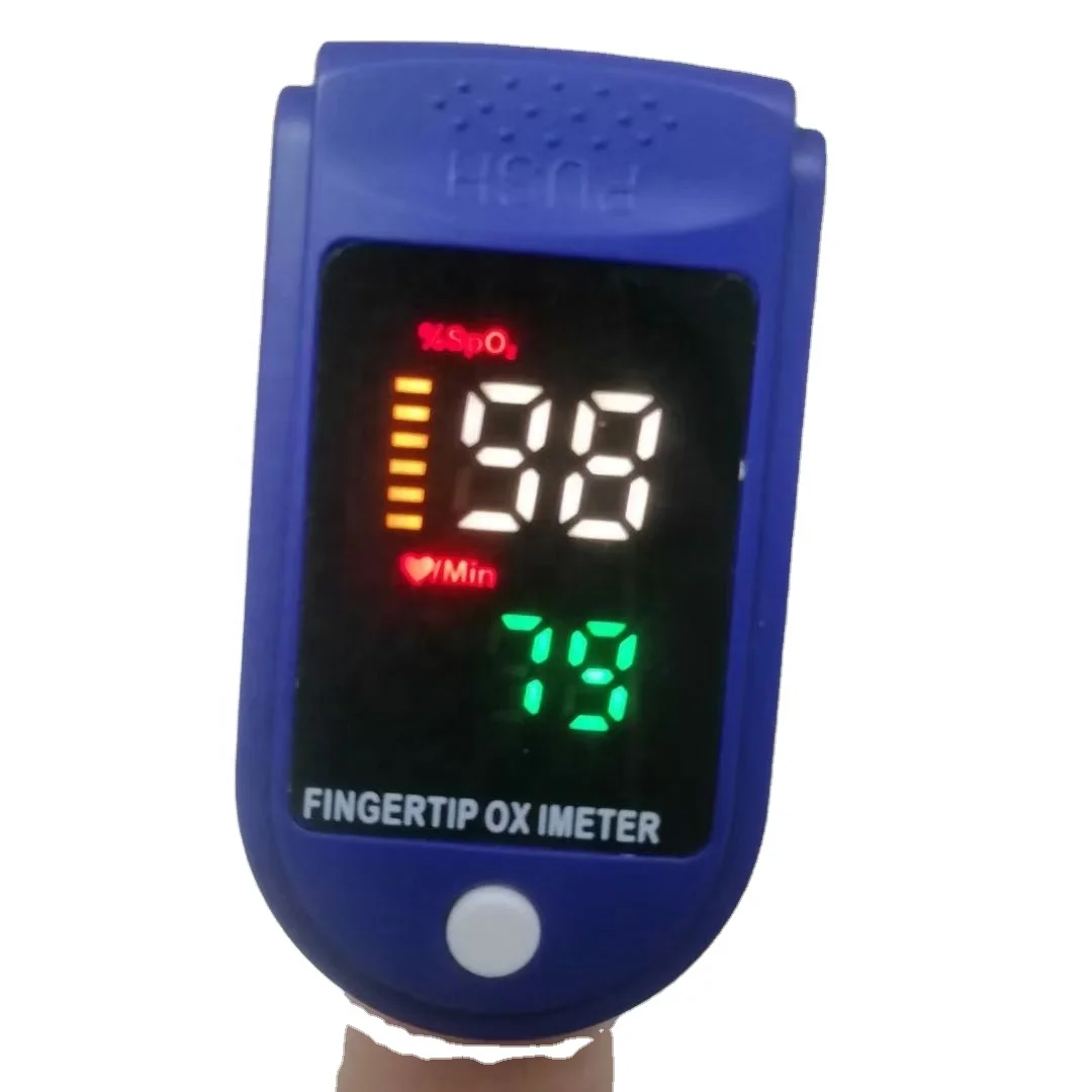 Wholesale SpO2 Monitor Portable 4-color LED Display Finger Pulse Oximeters In Promotion