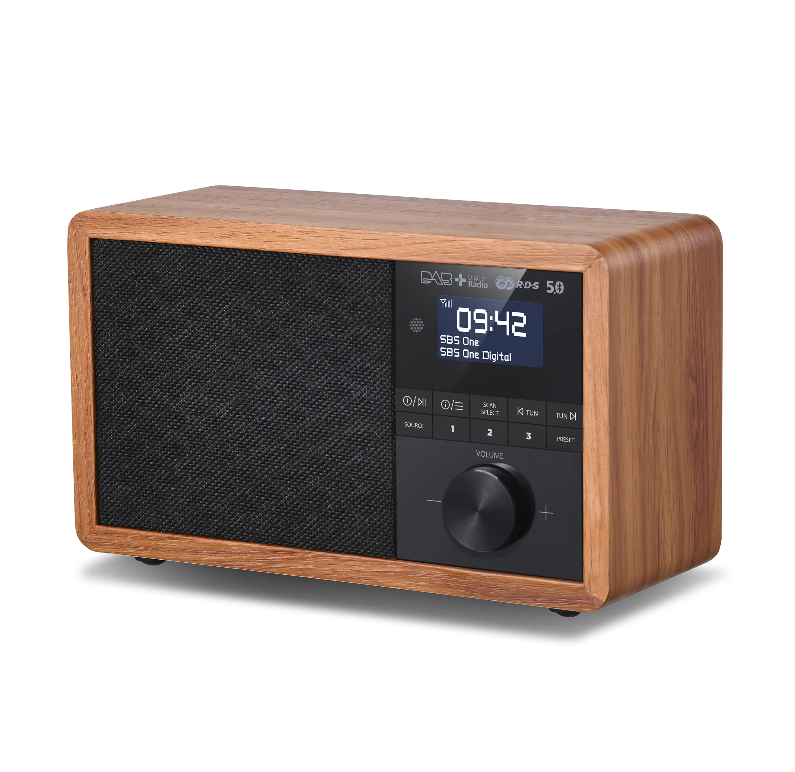 Ретро DAB/DAB + FM цифровое радио Деревянный Будильник радио с таймером сна