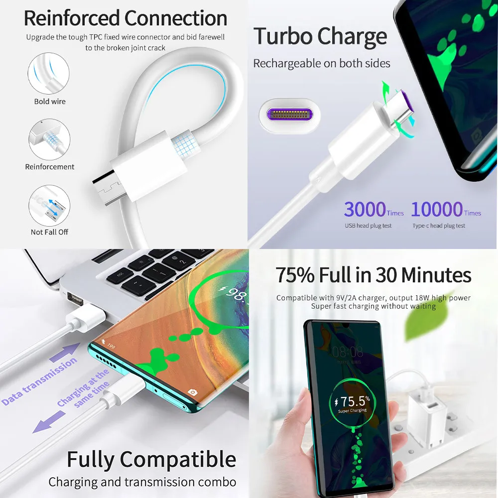 Лидер продаж на Amazon USB-кабель для зарядки мобильного телефона длиной 10 футов