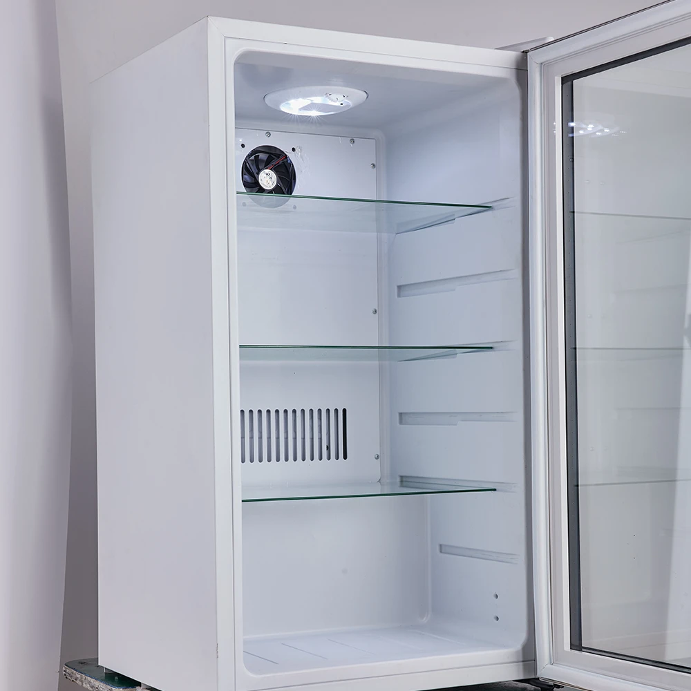 95L mini chocolate fridge mini bar counter top mini display refrigerator