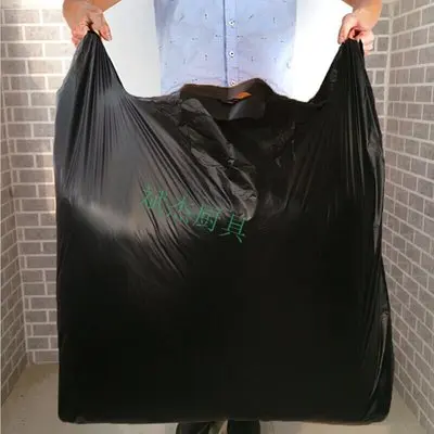 Черные мешки для мусора большого размера, контейнер, вкладыш, оптовая продажа, товары для домашней упаковки для убоя