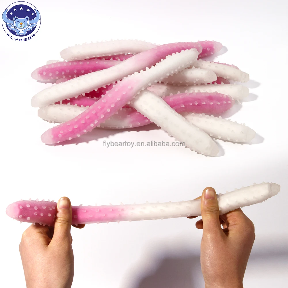 2024 New Hot Selling TPR Stretchy Soft toy Sea Cucumber  Squeeze Toy Customized  Children Gift Soft Cute Toy