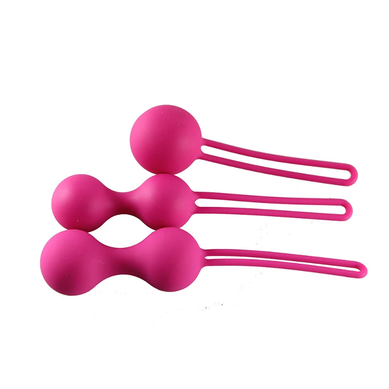 Best Seller Rose Red OEM Safe Adult Products Online Vagina Toy Pretty Love Kegel Ball For Women