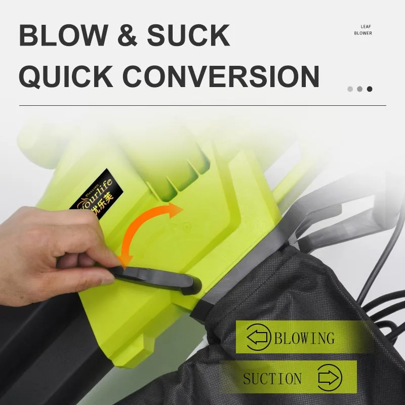 Electric Air Leaf Vacuum Motor Blower