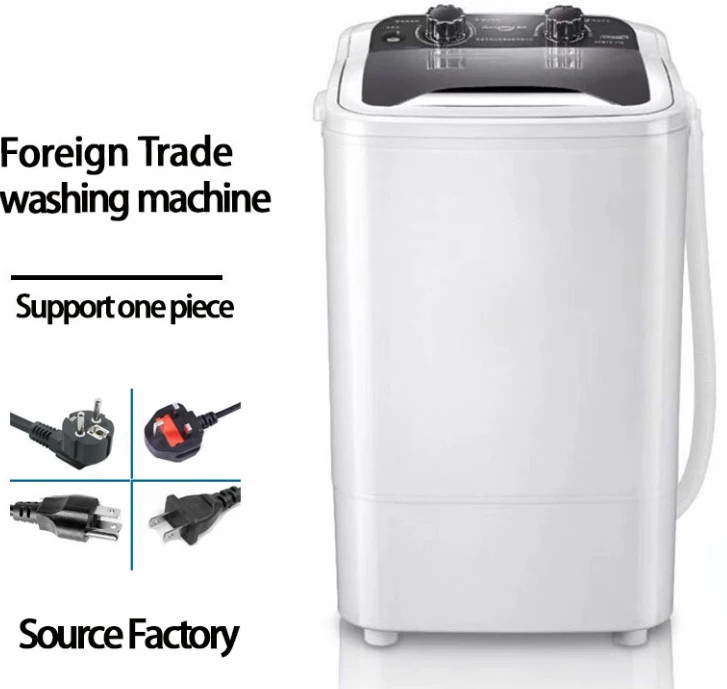 2025 New Large Single-barrel Washing Machine Home Semi-automatic Small Mini Shoe Washing Machine Magic Underwear Elution
